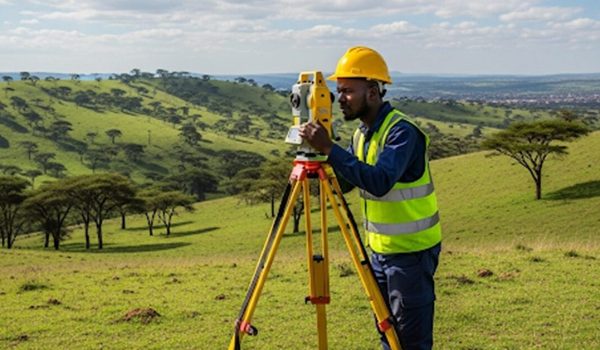 Levé topographique par GPS différentiel sur chantier