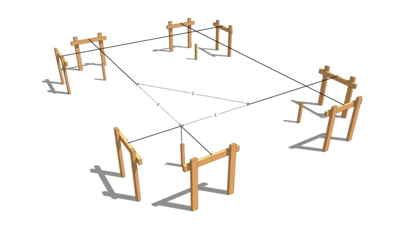 Contrôle d’implantation et alignement des fondations