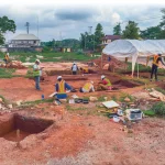 Travaux de terrassement et cubatures sur chantier en Afrique de l’Ouest