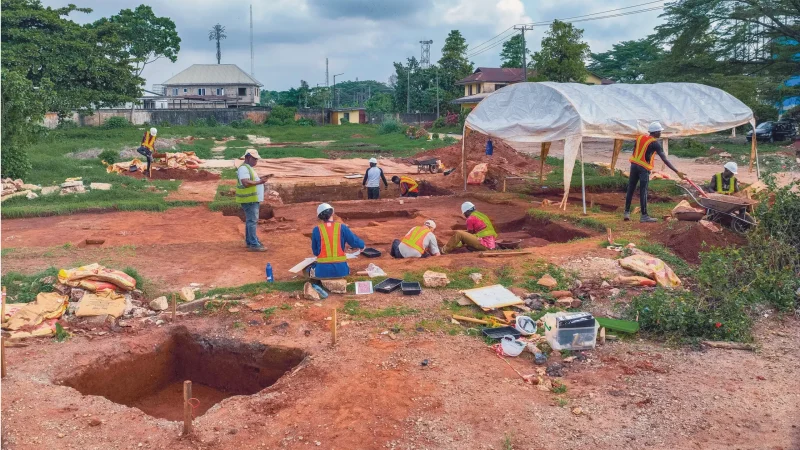 Travaux de terrassement et cubatures sur chantier en Afrique de l’Ouest